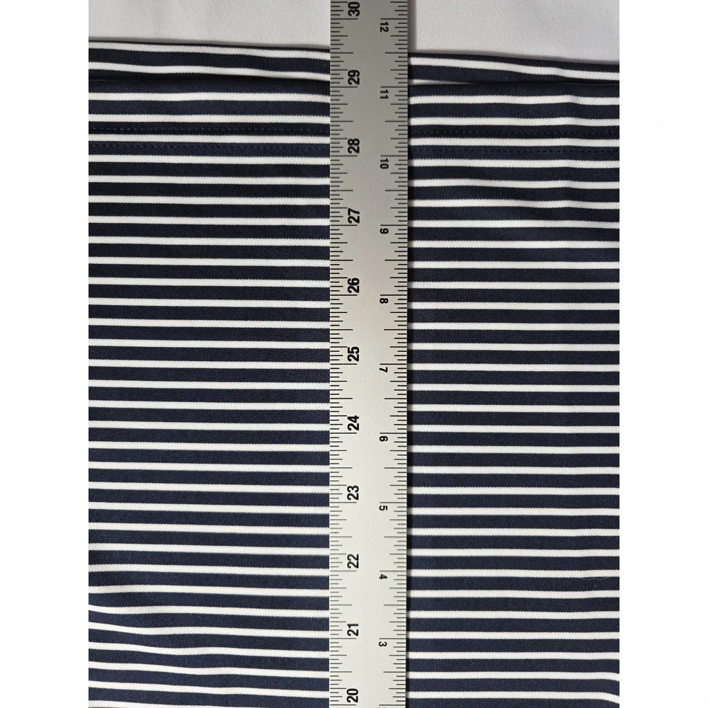 Original Penguin Polo Shirt XL Navy Stripe Golf Classic MSRP $60 NWT
